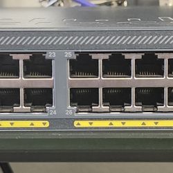 Cisco 2960-X 48 Port. POE+ SFP module Included 