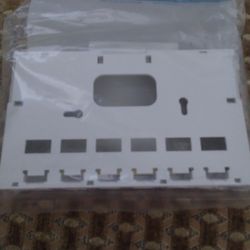 White Surface Mount Box, 6 Port. Brand New.