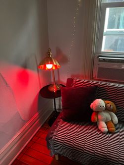 Gold color lamp