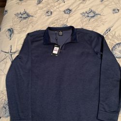 Under Armour Navy Blue Men's 1/4" Zip Fleece 2XL NEW!!