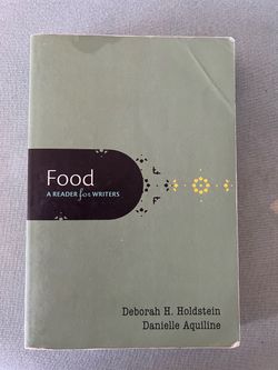 Food a reader for writers