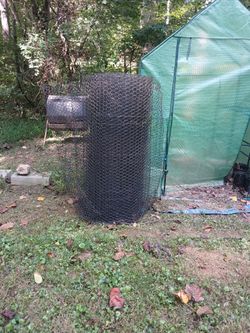 Plastic Coat Chicken Wire Fencing 
