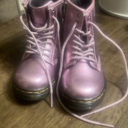Metallic Pink Doc Martens Size 8c