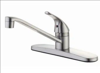 Glacier Bay Single-Handle Standard Kitchen Faucet in Stainless Steel