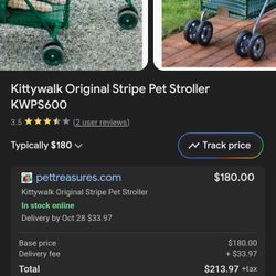 Dog & Cat Double Stroller 