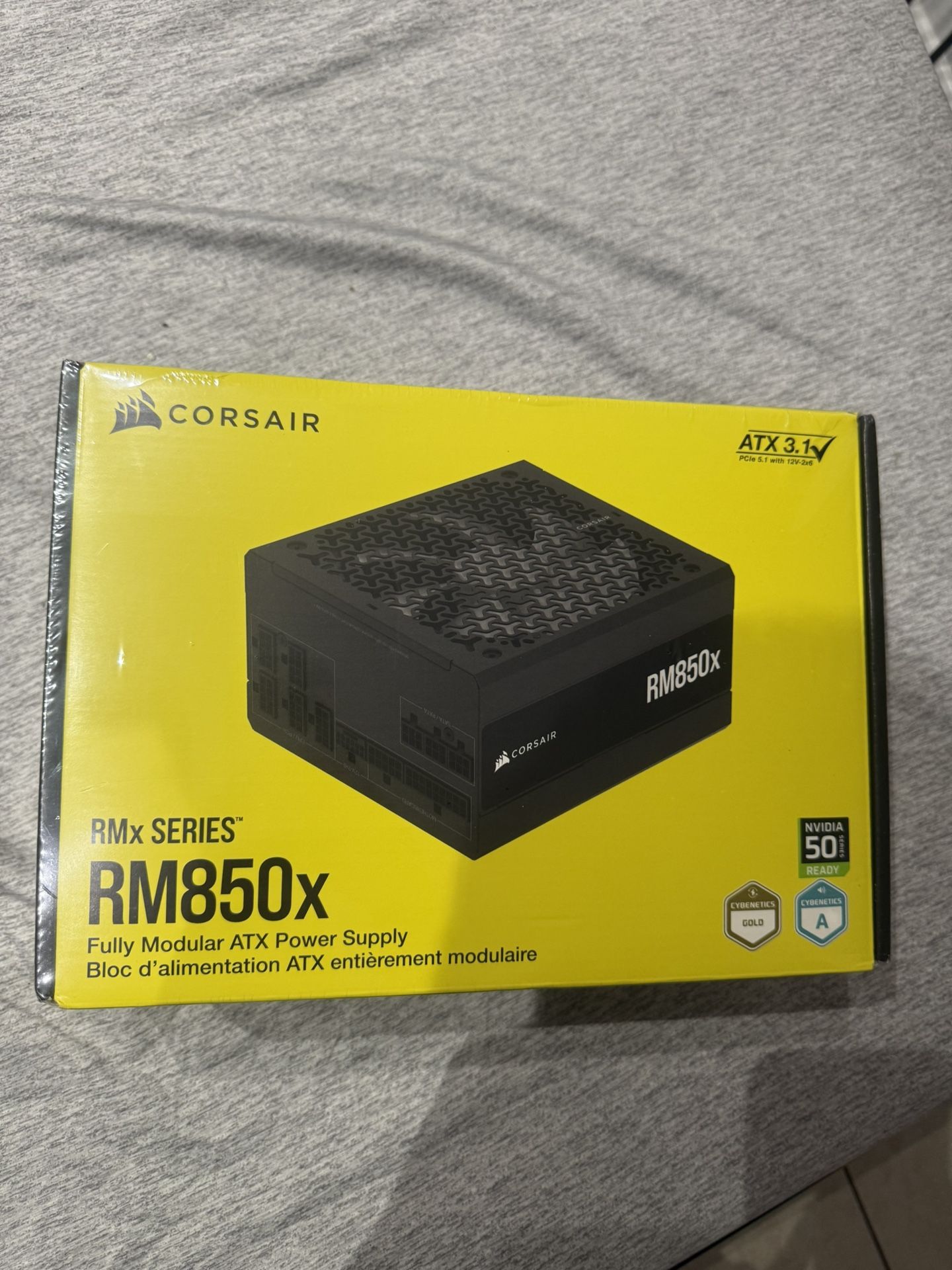 CORSAIR RM850x Fully Modular Low-Noise ATX Power Supply –
