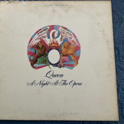 Queen 1st Pressing Vinyl Lot – A Night at the Opera + Sheer Heart Attack LPs