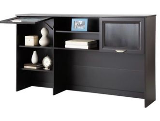 Magellan 58”W Hutch Computer Desk, Expresso