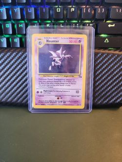 Haunter Base Set Near Mint Pokemon