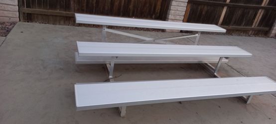 Aluminum 3tier Bleachers; $500
