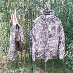 Cabela's 3 In 1 Parka And Bibs. Waterproof Thinsulate 3xl/2xl