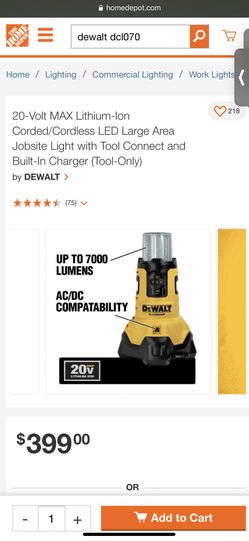 Luz Dewalt Precio Firme