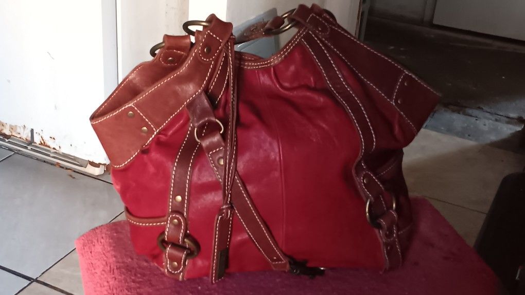 Jo JEANS LEATHER HANDBAG.