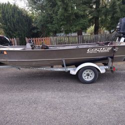 Lowe Roughneck 16 ft Jet Boat With 115hp Merc