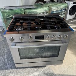 Bosch 800 Series Gas Stove Dual Fuel 36 inches Brand New One Receipt For 90 Days Warranty 