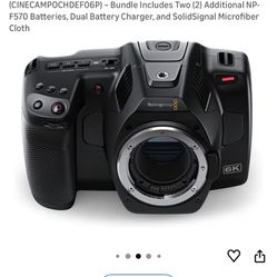 BlackMagic Camera 6k pro and BlackMagic design atem