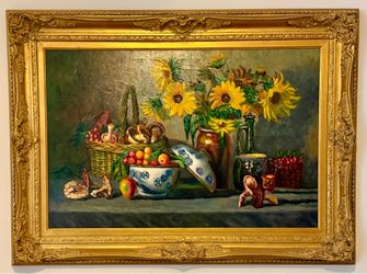 striking, and exceptionally fine large PAINTING