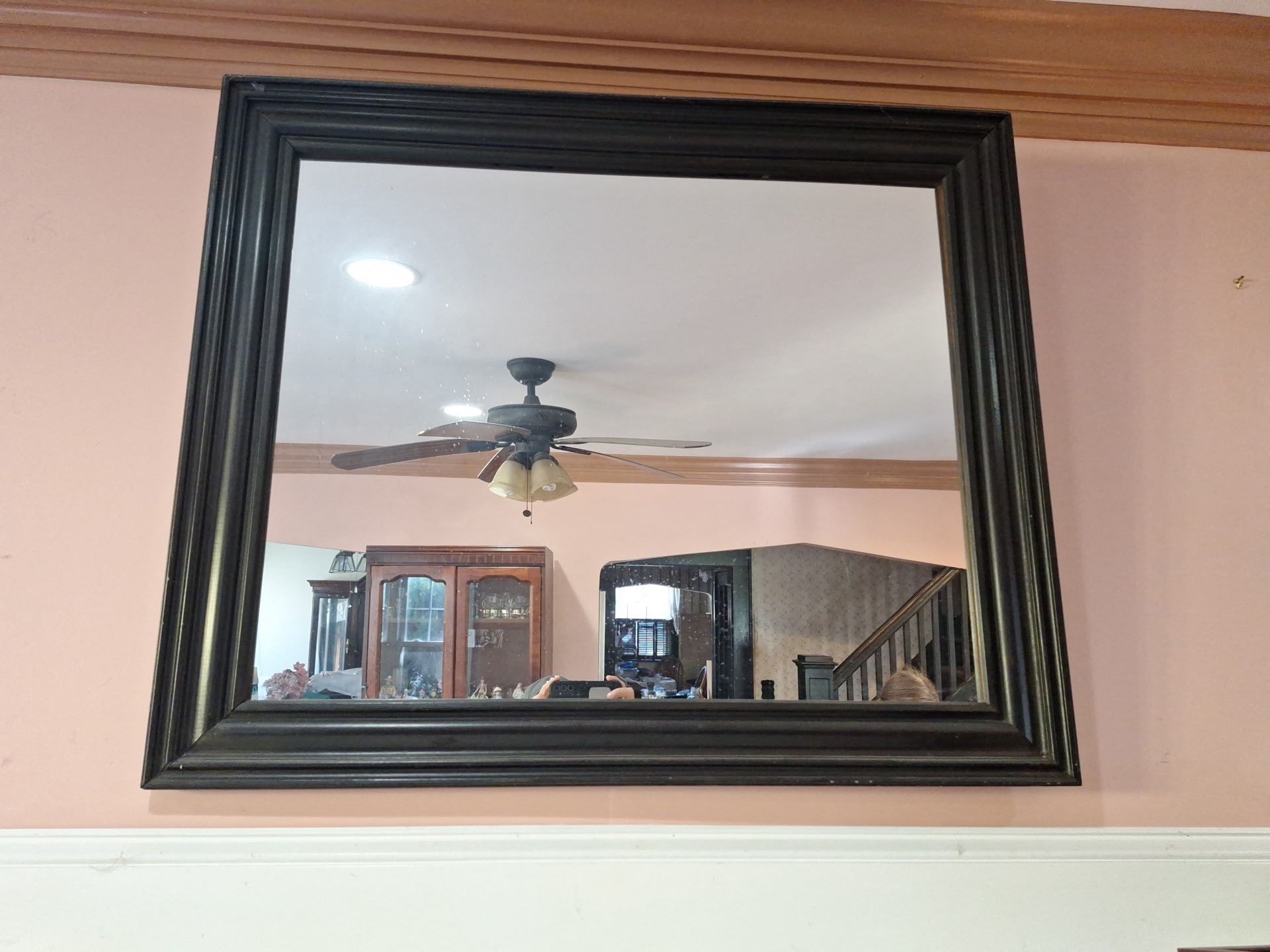 38” x 32” Vintage Mirror for Wall Mounting