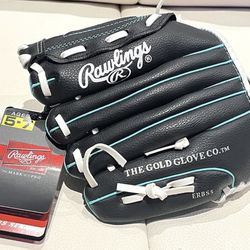 Rawlings Player Preferred Series Baseball Glove PL10BMT 10” 5-7 Yrs NWT