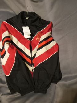 Chevron Red Stripe Gucci Jacket