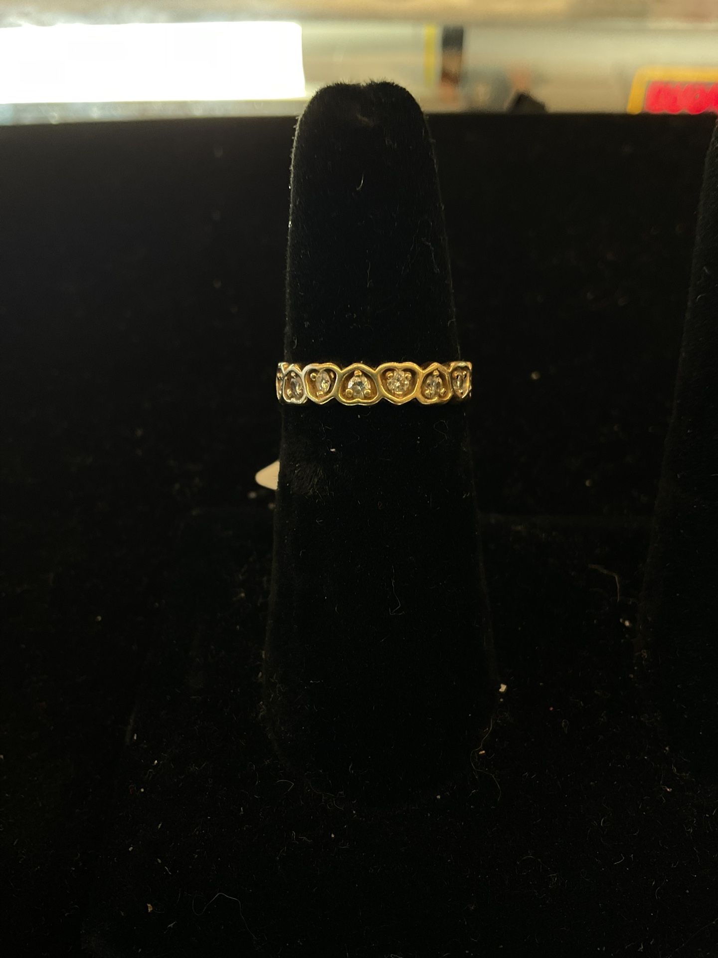 14k Heart Band Ring 40060-2