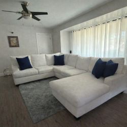 Living Spaces Downed Sectional