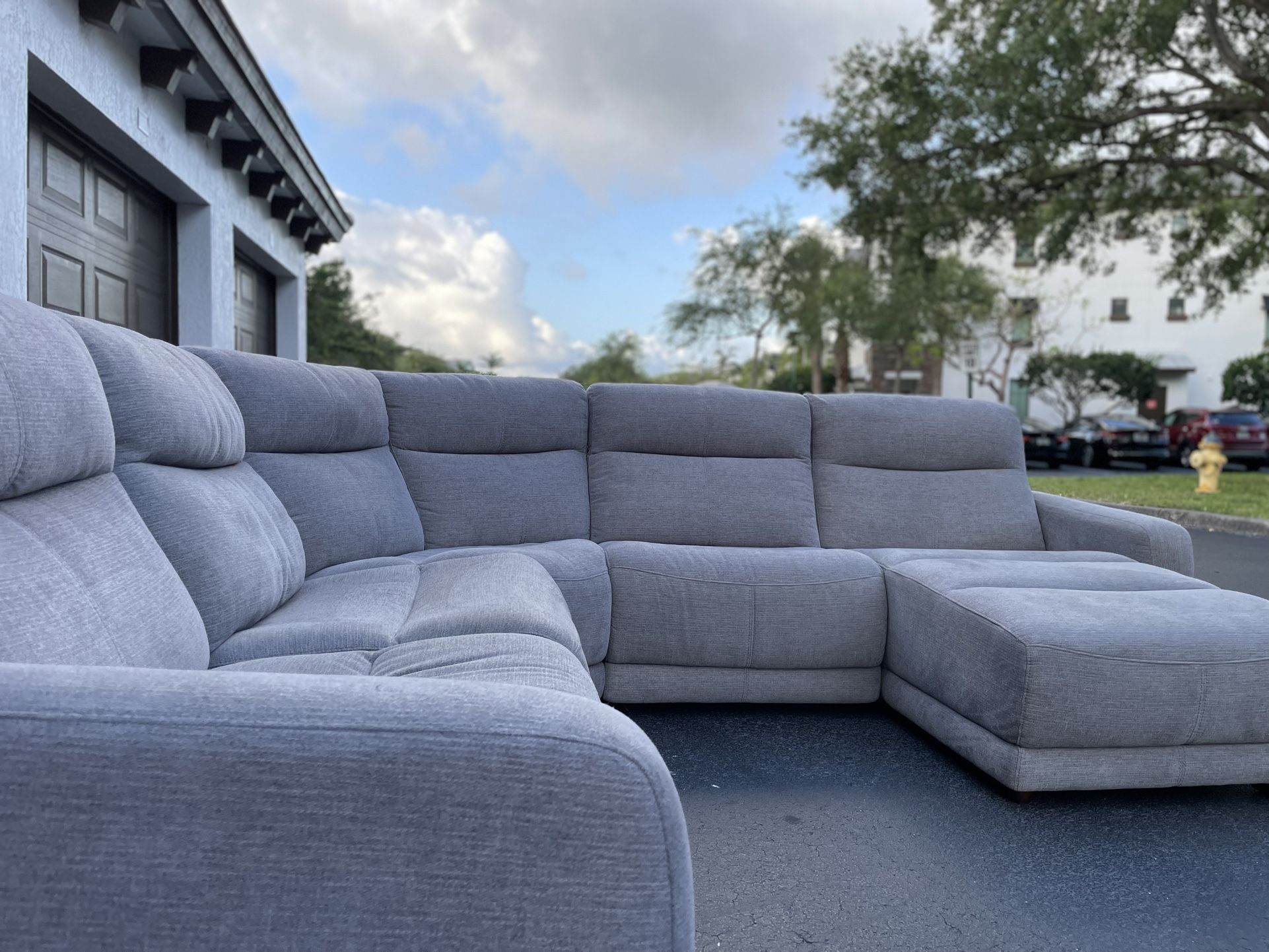 🛋️ Sofa/Couch Sectional - Recliner - Fabric - Gray - Delivery Available 🚛