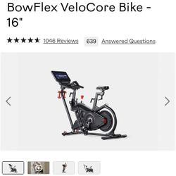 BowFlex VeloCore Bike - 16"