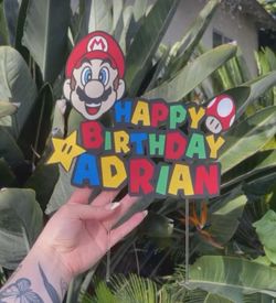 Mario Cake Topper