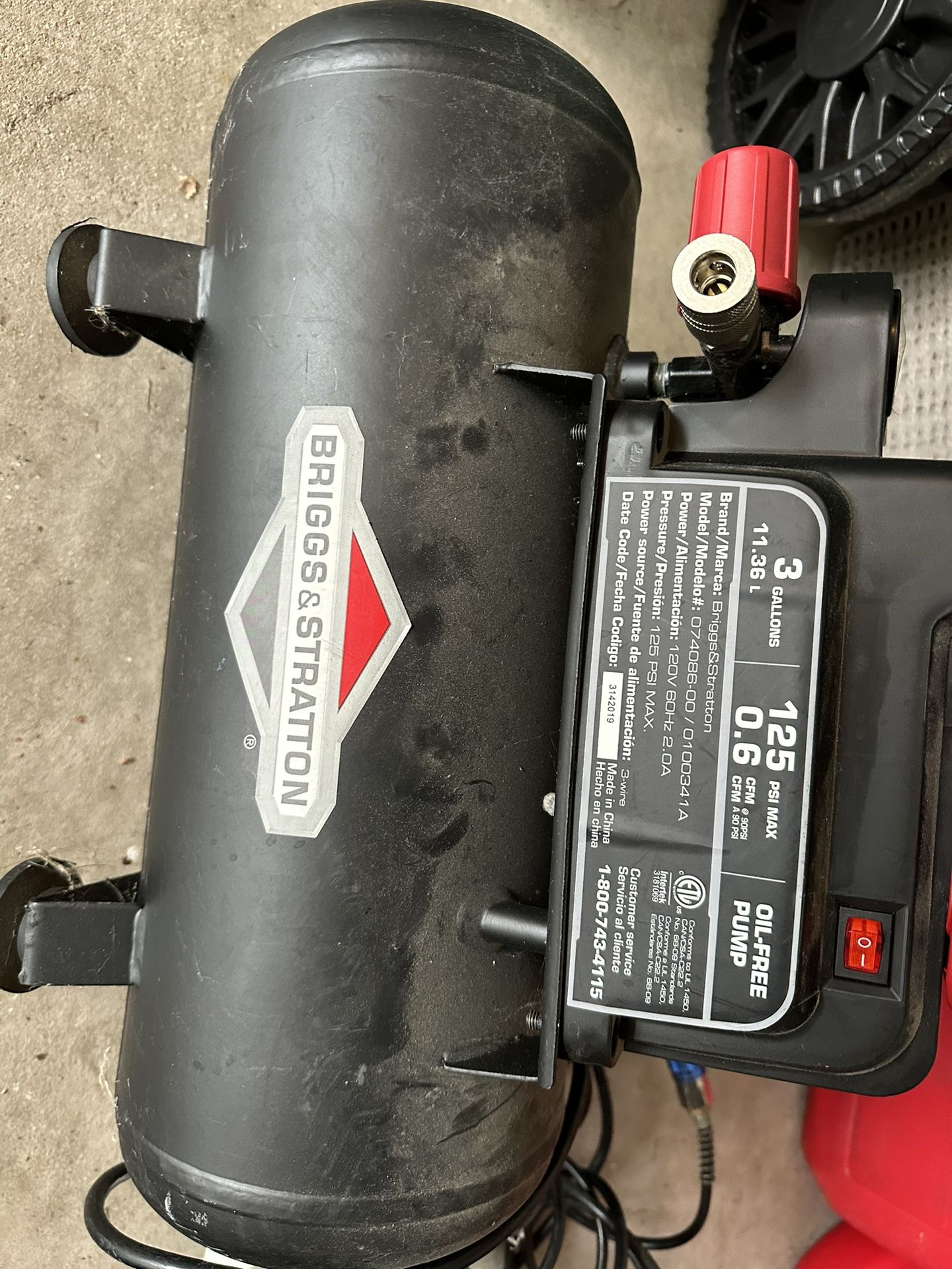 Briggs & Stratton Air Compressor