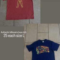Let me know billionaire boys club shirts 25 each both for 45 or trades