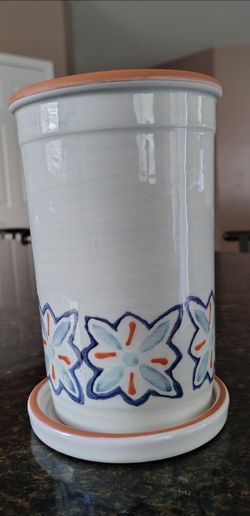 Terracotta Wine Chiller/Utensil Holder