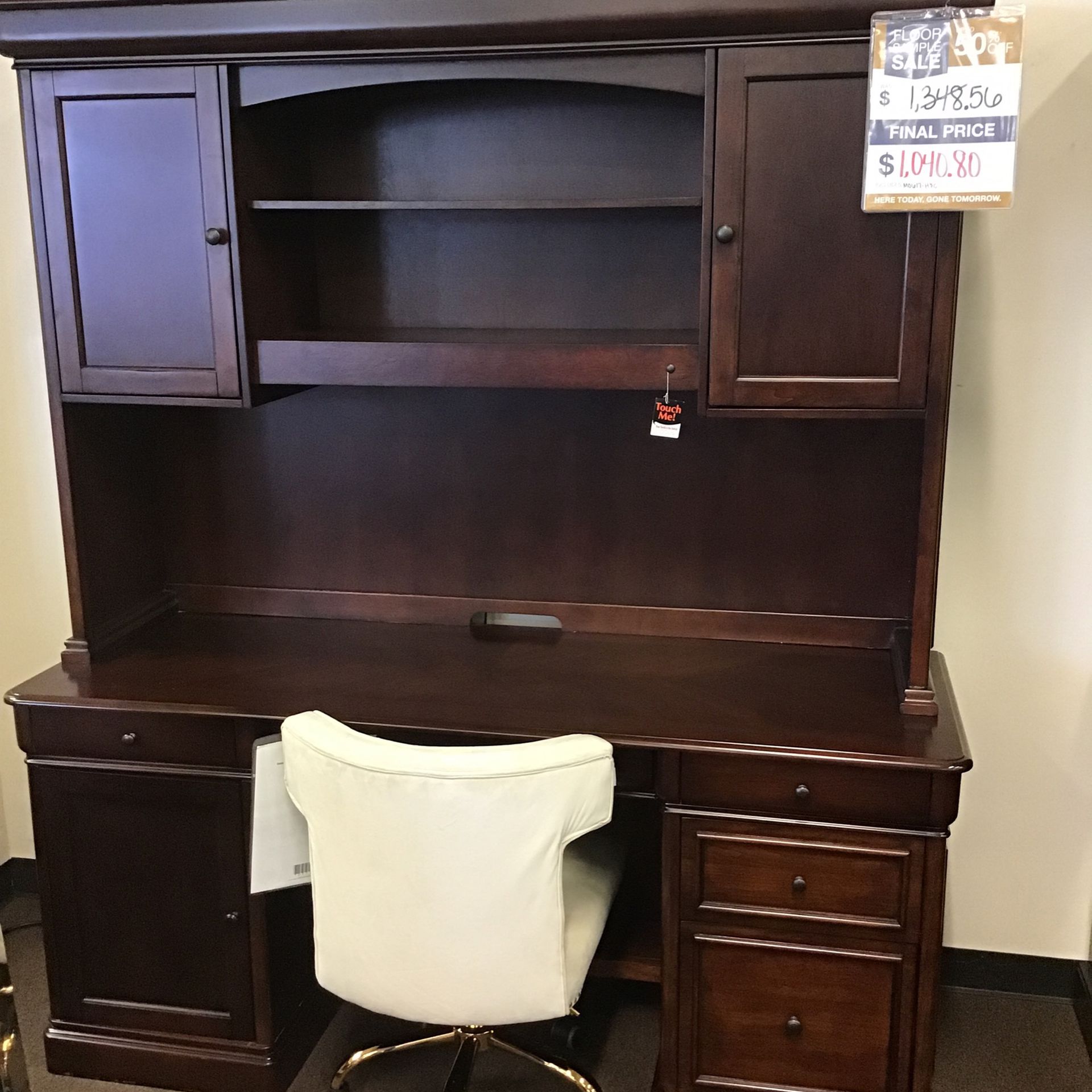 Office Desk With Credenza