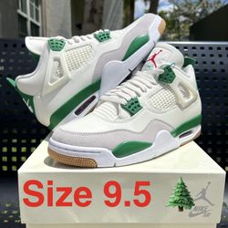 Jordan 4 SB Size 9.5 NEW Travis Olive Nigel brick