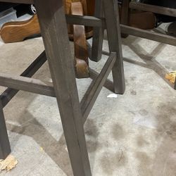 Table With Built-In Shelves Perfect For A Breakfast Nook