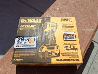 DEWALT Atomic 20V Brushless Impact Driver Kit DCF850P1