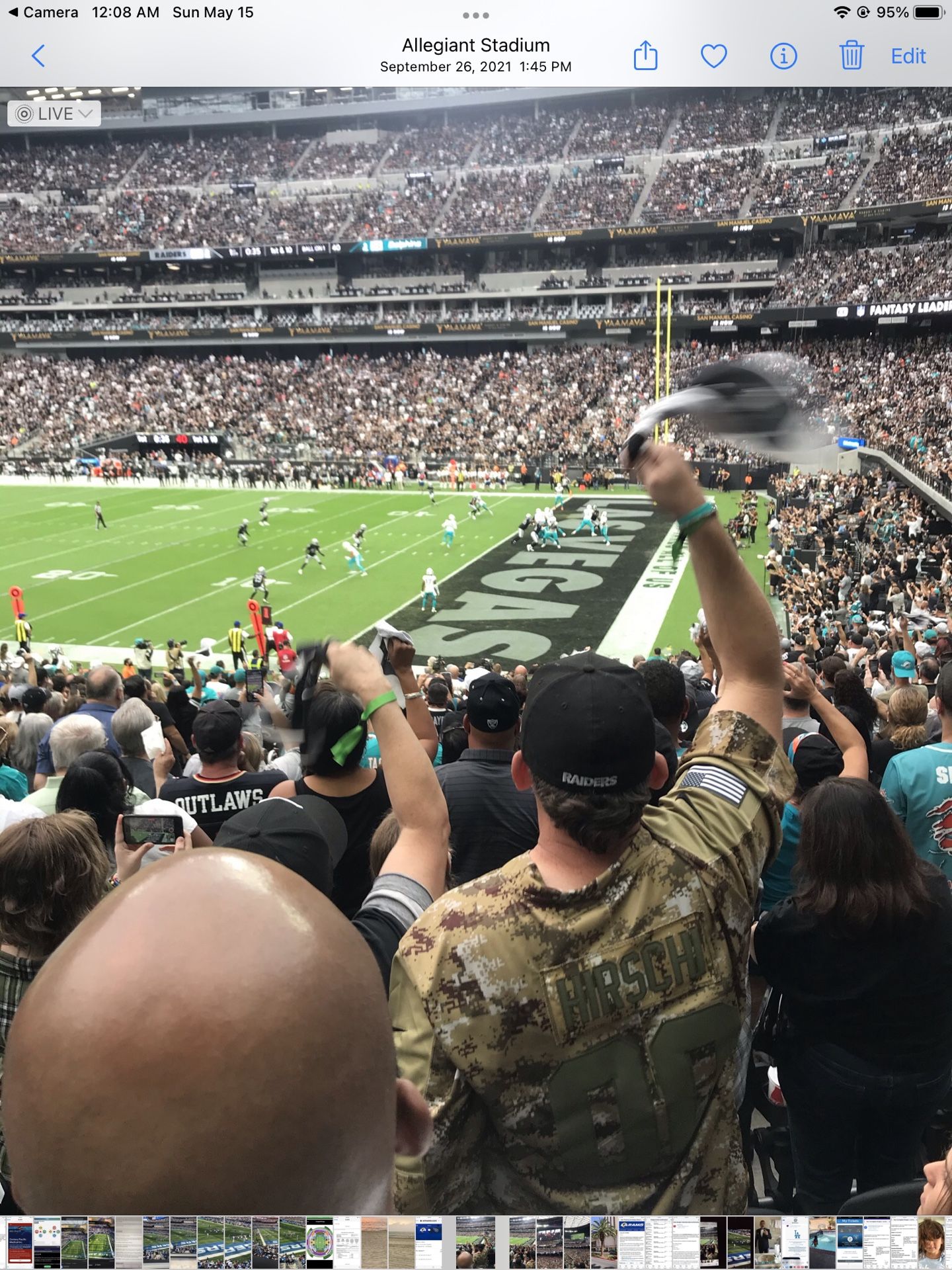 Chargers At Raider Section 106 2 Seats Row 28 $730