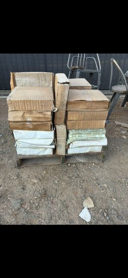 Pallet of Tile Boxes