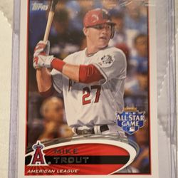 2012 Topps Update Mike Trout