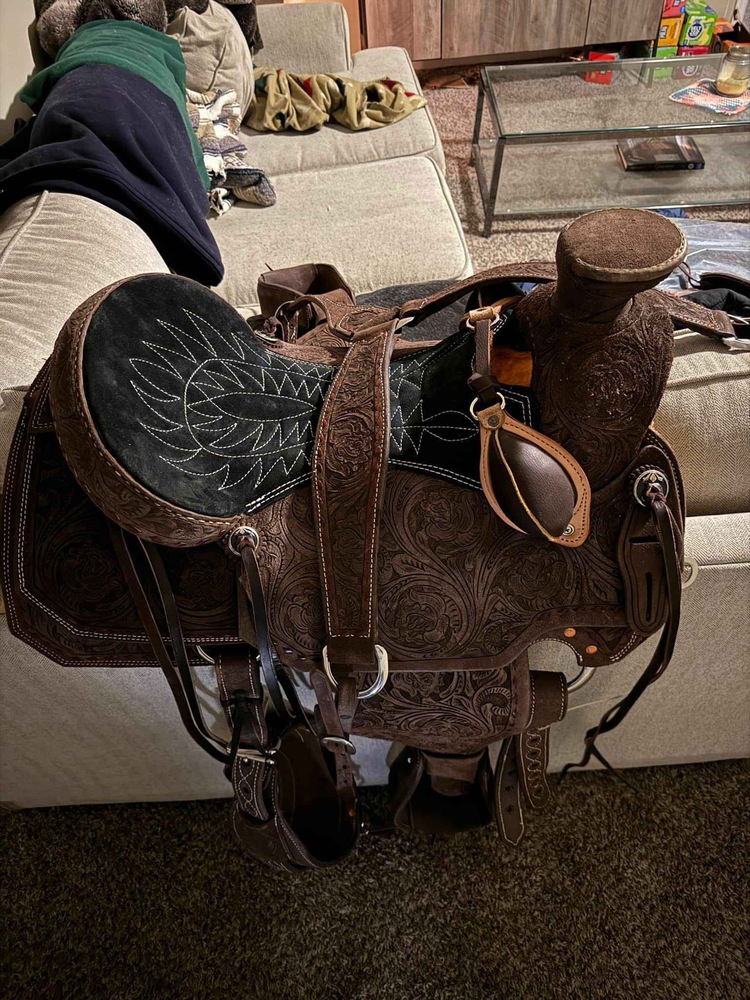 17.5” Sheridan Chocolate Wade Saddle