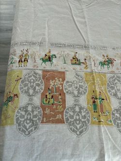 Vintage Leacock Prints Rectangular Table Cloth
