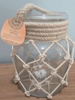 Glass Candle Lantern