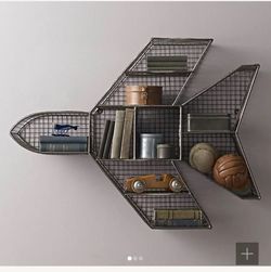 RH Industrial Wire Cubby Jet Shelf
