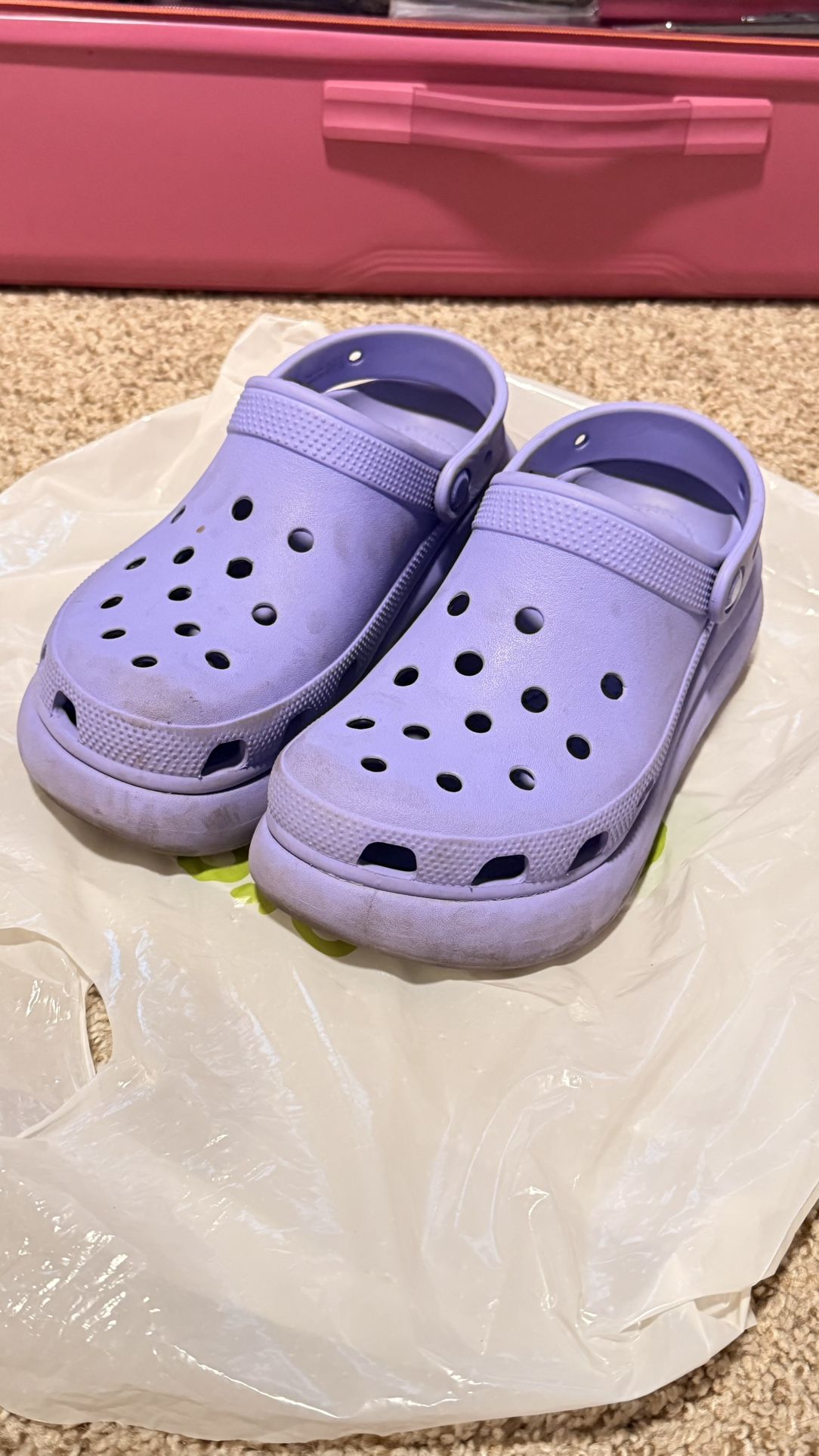 Crocs Classic Platform Clogs (Size 7W)