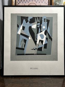 Framed Picasso Cubist Art Print