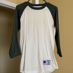 olive champion baseball tee