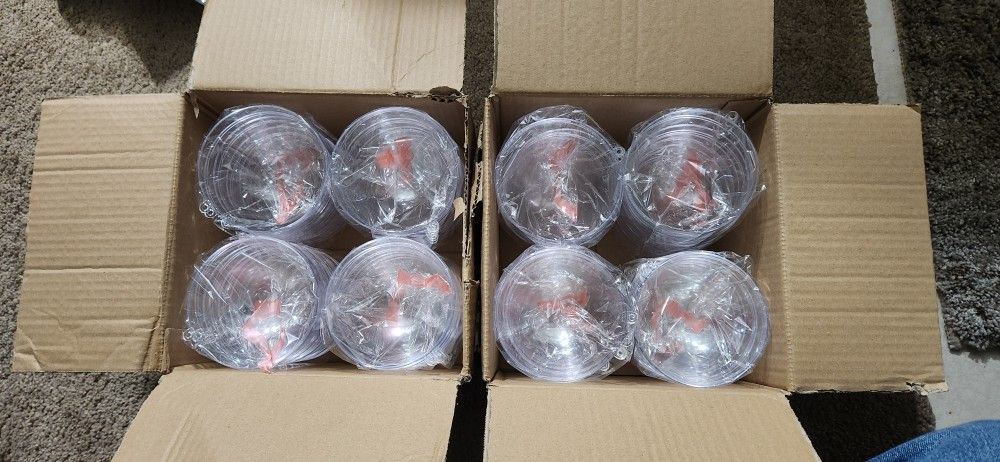 100 mm clear christ...wedding party deco