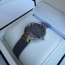 BERING Women's Classic Watch 10131-909 – Lavender Dial with Original Box