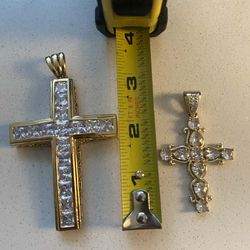 Gold plated crosses (Read Description)