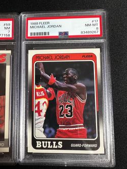 1988-89 Fleer - Michael Jordan #17 PSA 8